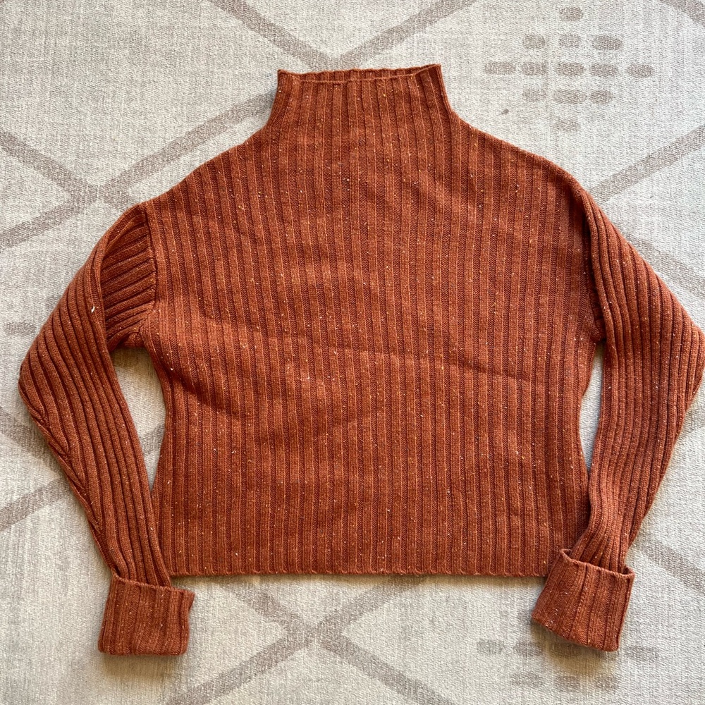 Frank And Oak Mock Neck Sweater